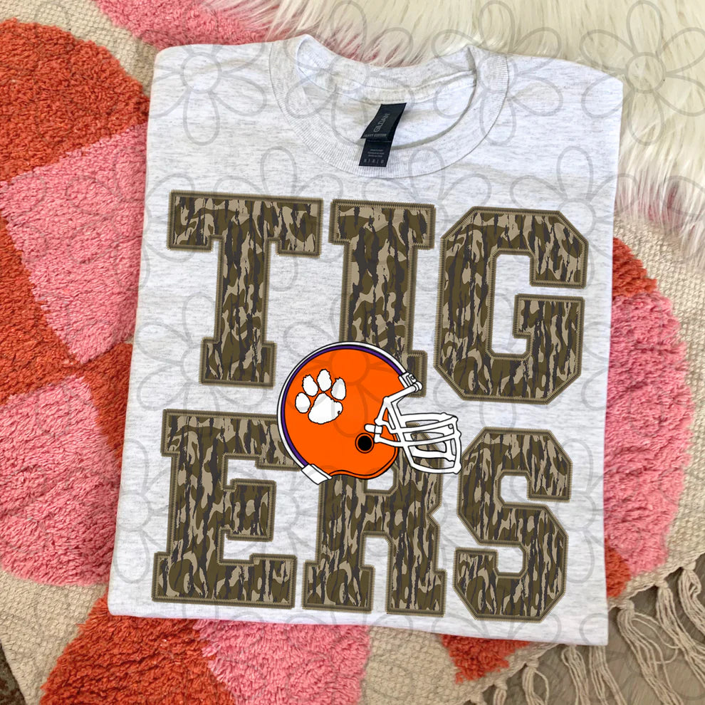 Camo Teams Football Helmet (Multiple Options)-Adults