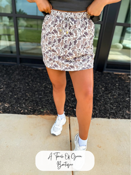 PREORDER Duck Camo Active Skort