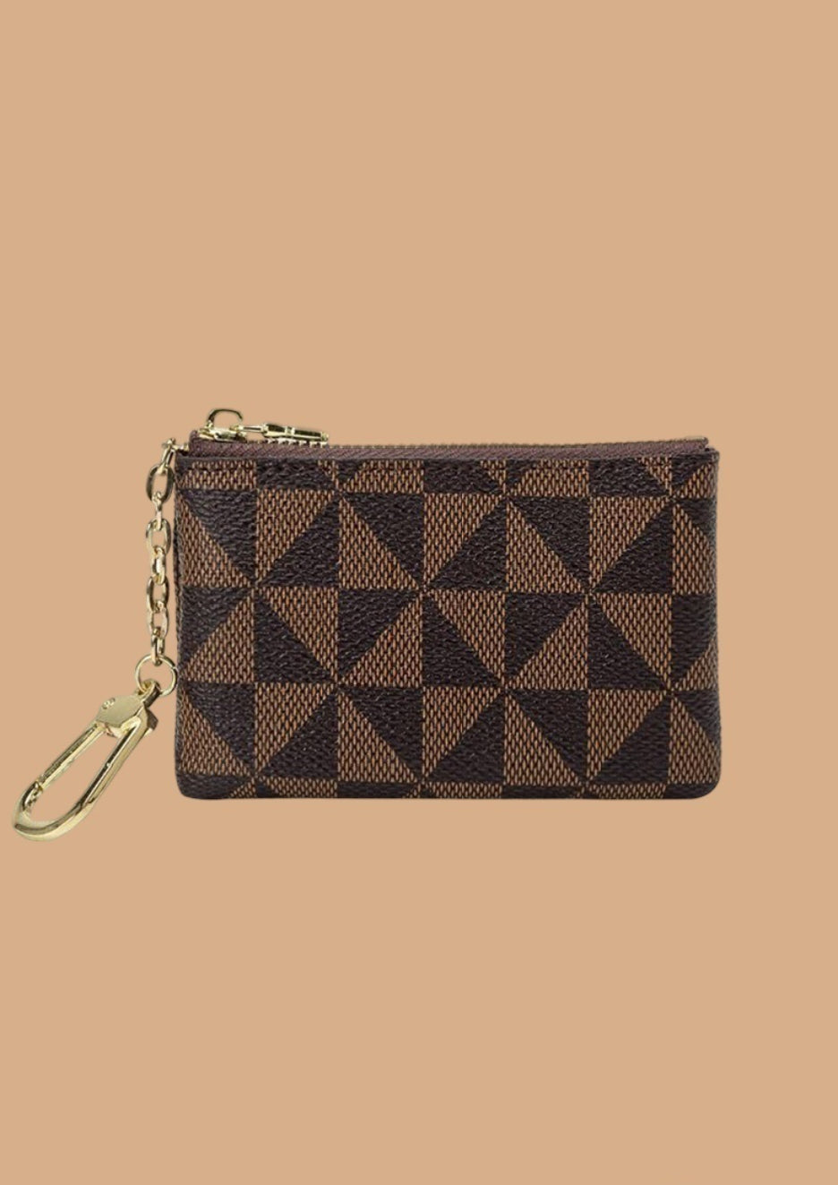 Vegan Leather Keychain Coin/Card Holder