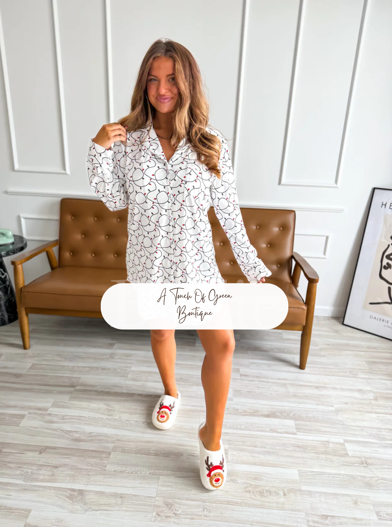 PREORDER Jingle Glow Sleep Dress