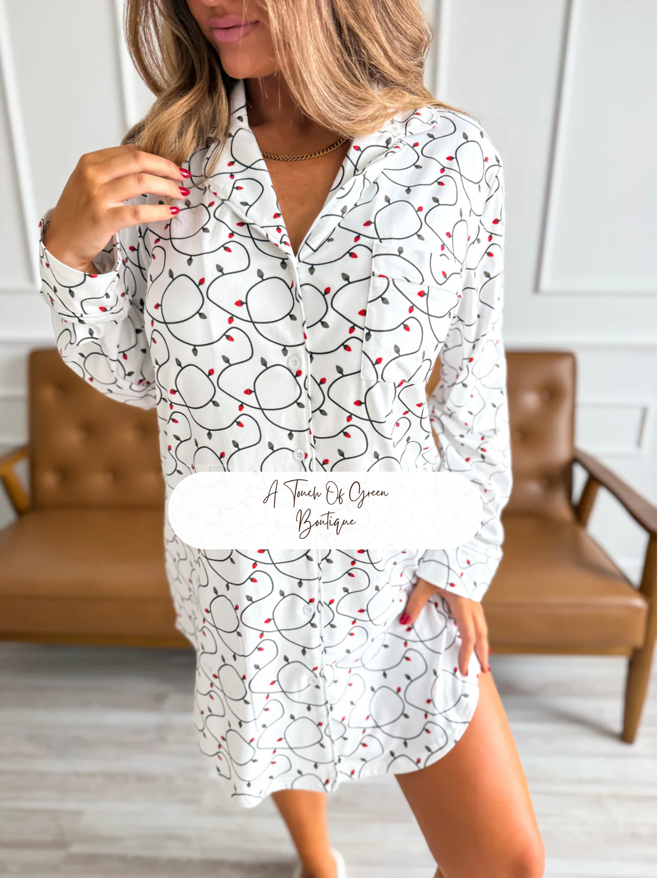 PREORDER Jingle Glow Sleep Dress