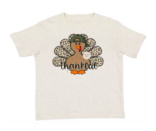 Boys Camo Turkey Tee