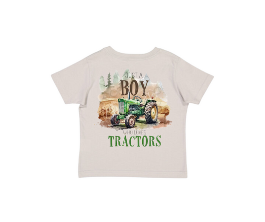 Just A Boy Who Loves Tractors