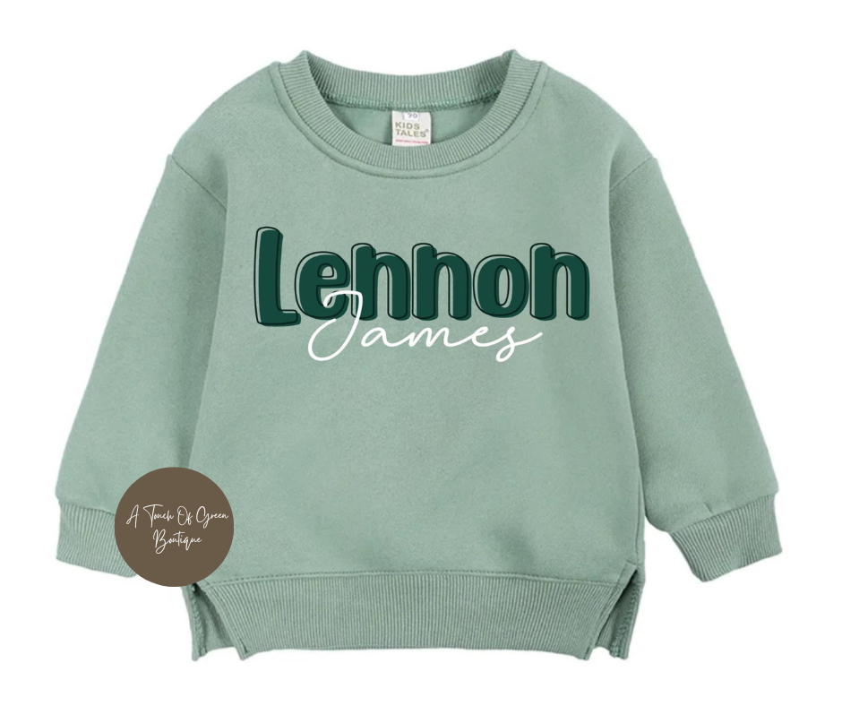 Kids Custom Name Sweatshirts