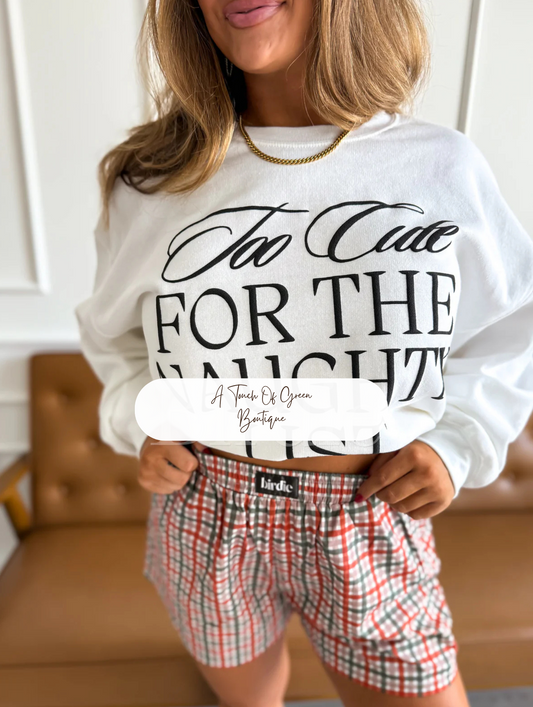 PREORDER Boxer Shorts Plaid Tidings