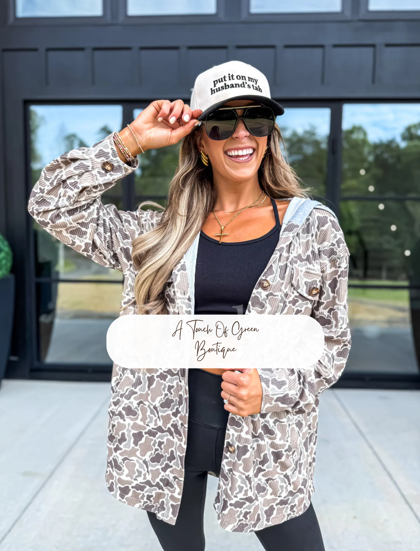 PREORDER Ribbed Shacket with Gray Hood in Duck Camo