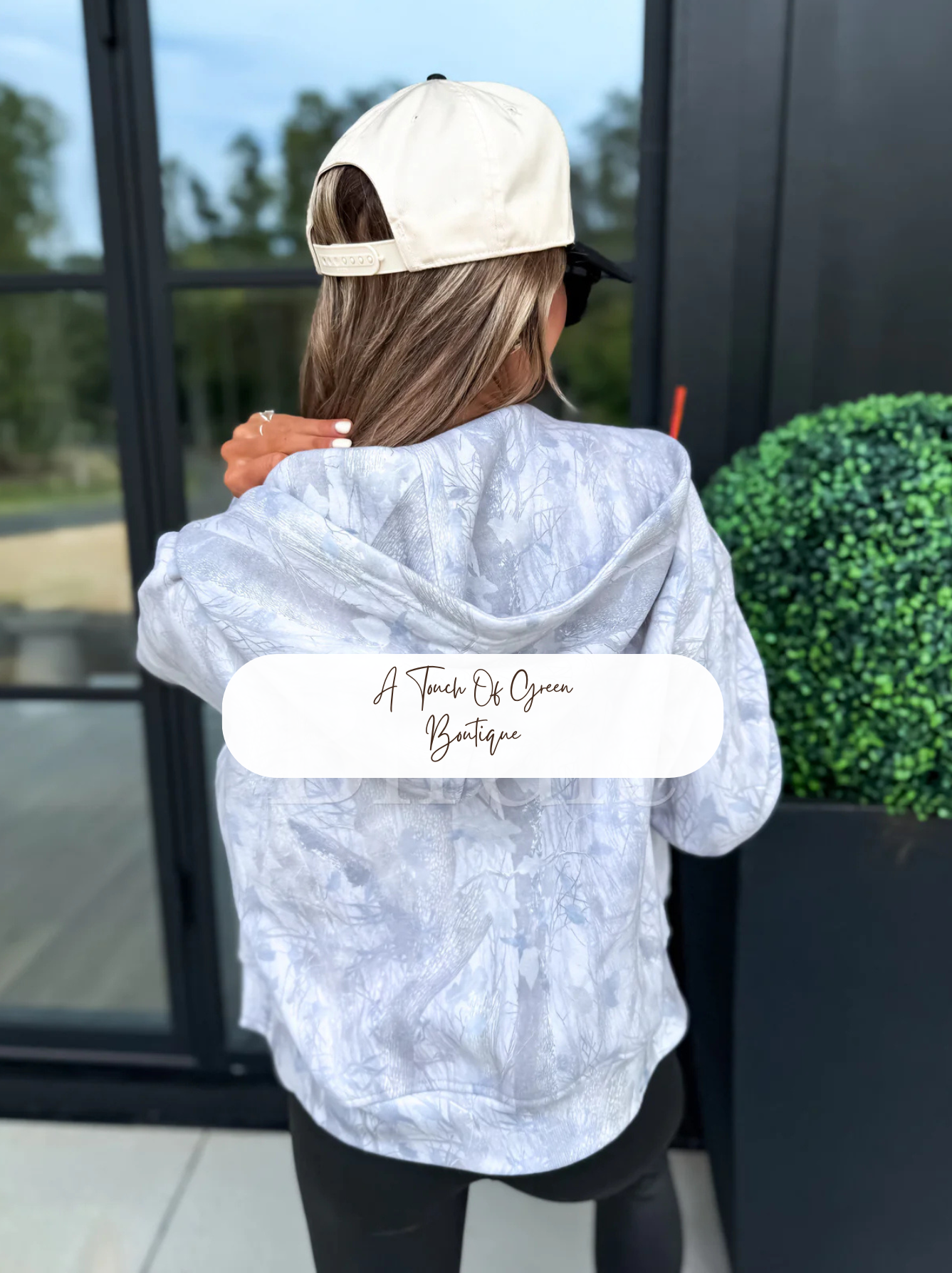 PREORDER Full Zip Camo Jacket in Gray