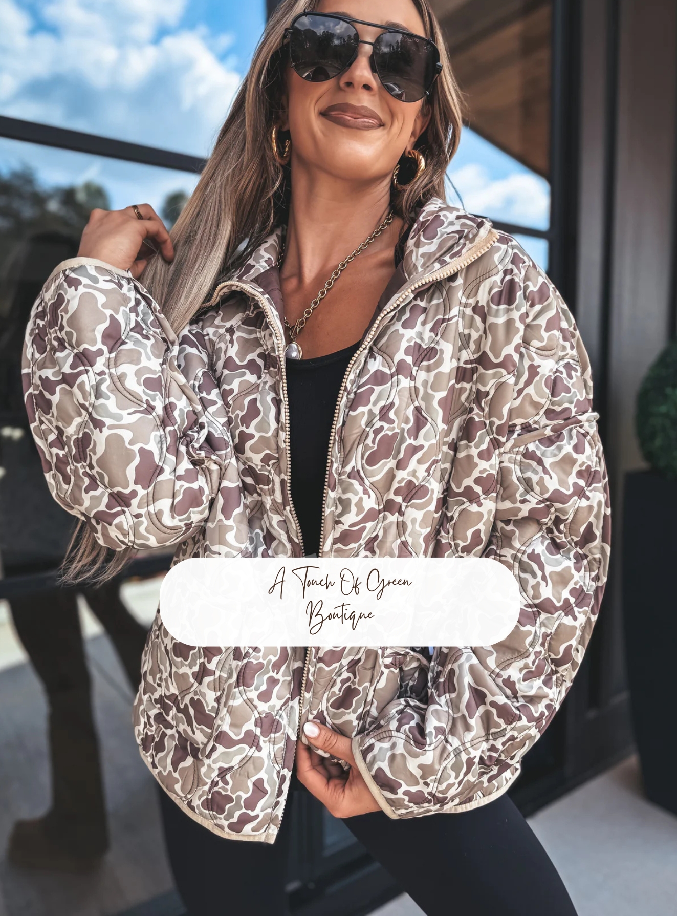 PREORDER Cozy Cloud Jacket in Duck Camo