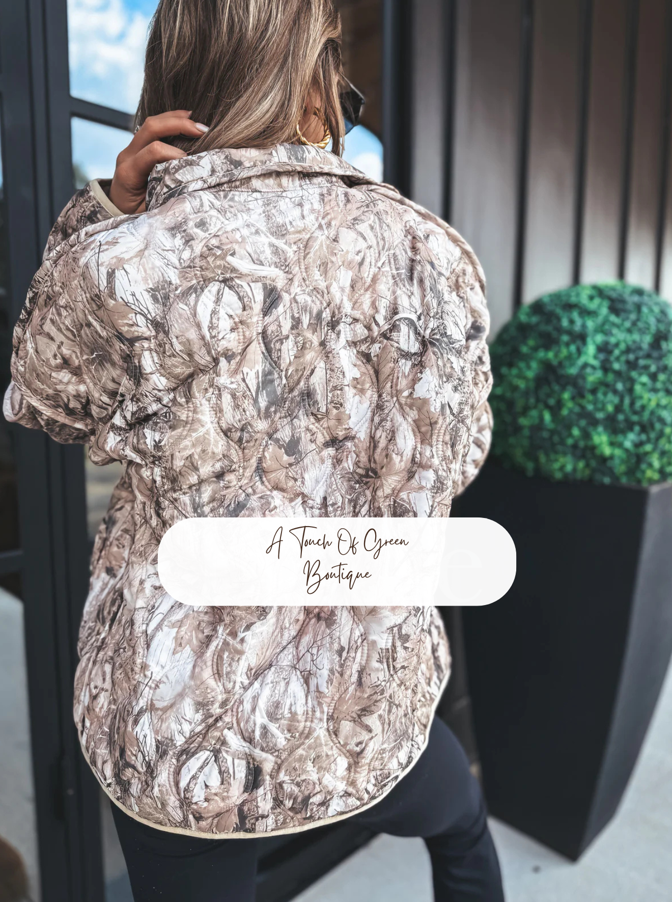PREORDER Cozy Cloud Jacket in Dark Camo