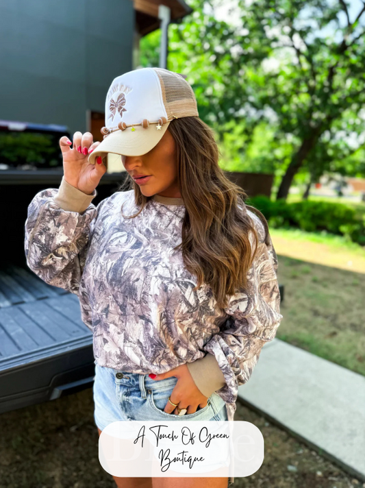 PREORDER Dark Camo Long Sleeve Pullover
