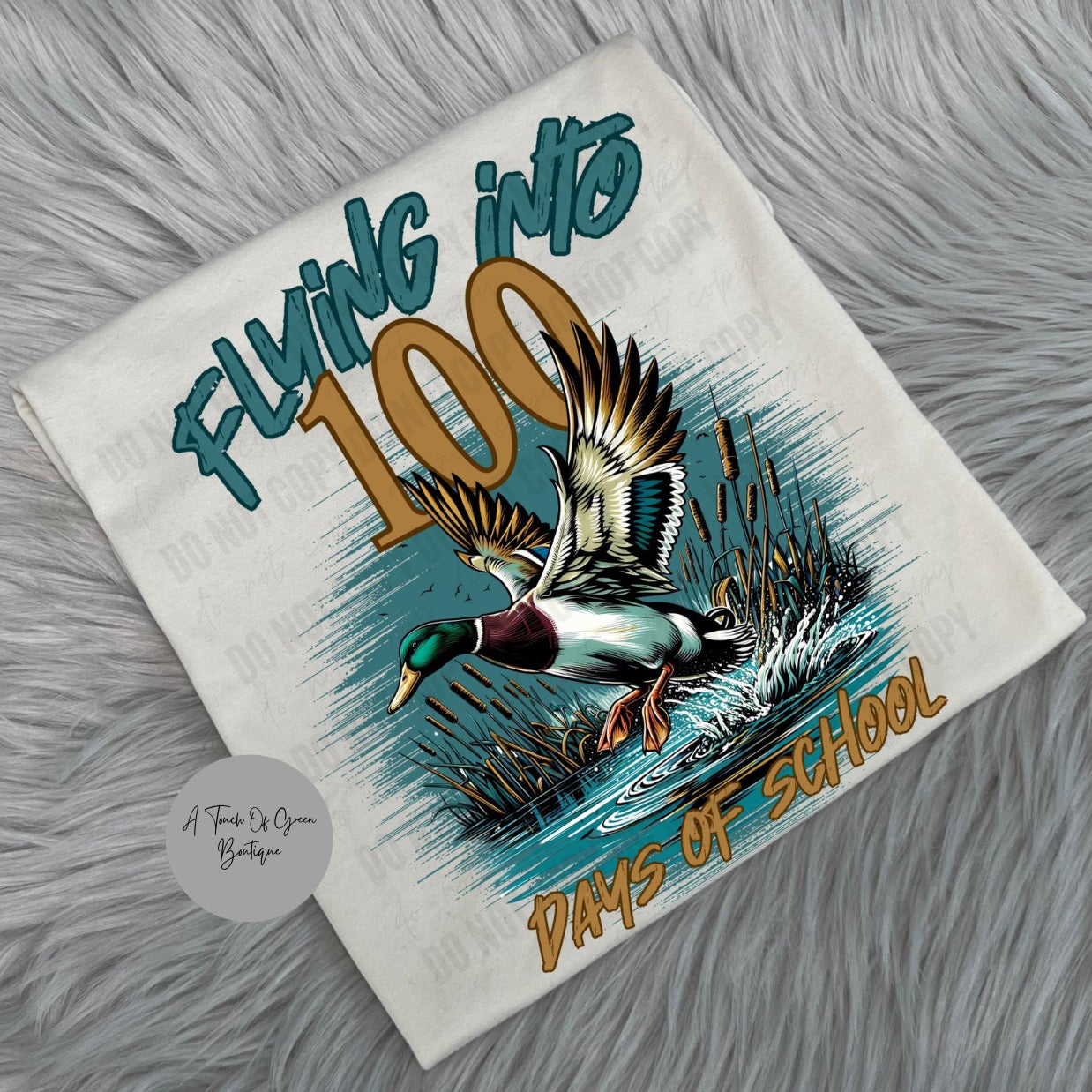 Flying into 100 days of School Tee