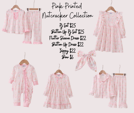 Pink Printed Nutcracker Collection