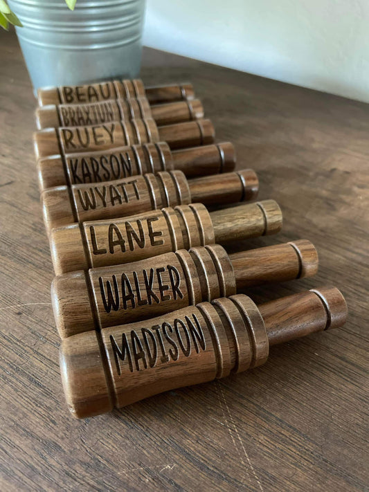 Personalized Wooden Duck Calls