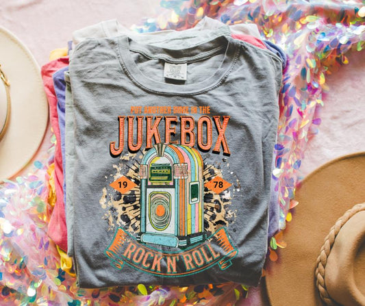 Jukebox- Rock N' Roll Graphic Tee