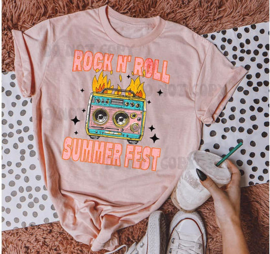 Rock N' Roll Summer Fest Graphic Tee