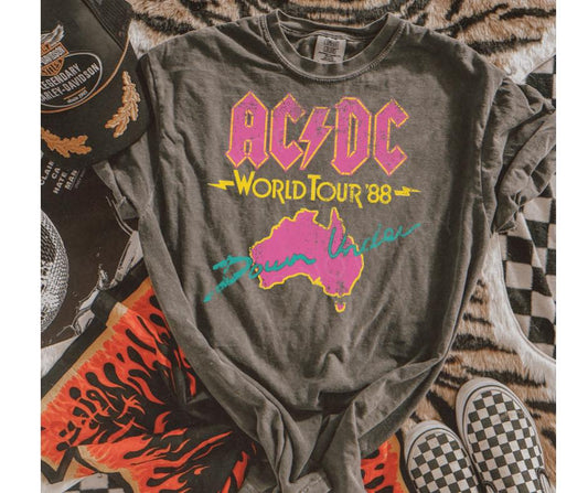 Vintage AC/DC World Tour Graphic Tee