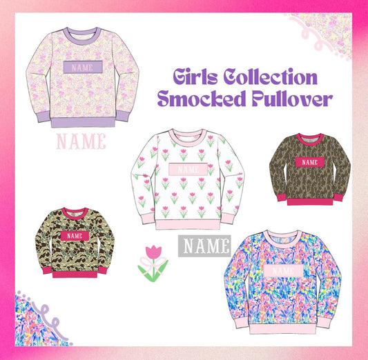 Girls Smocked Pullover Collection