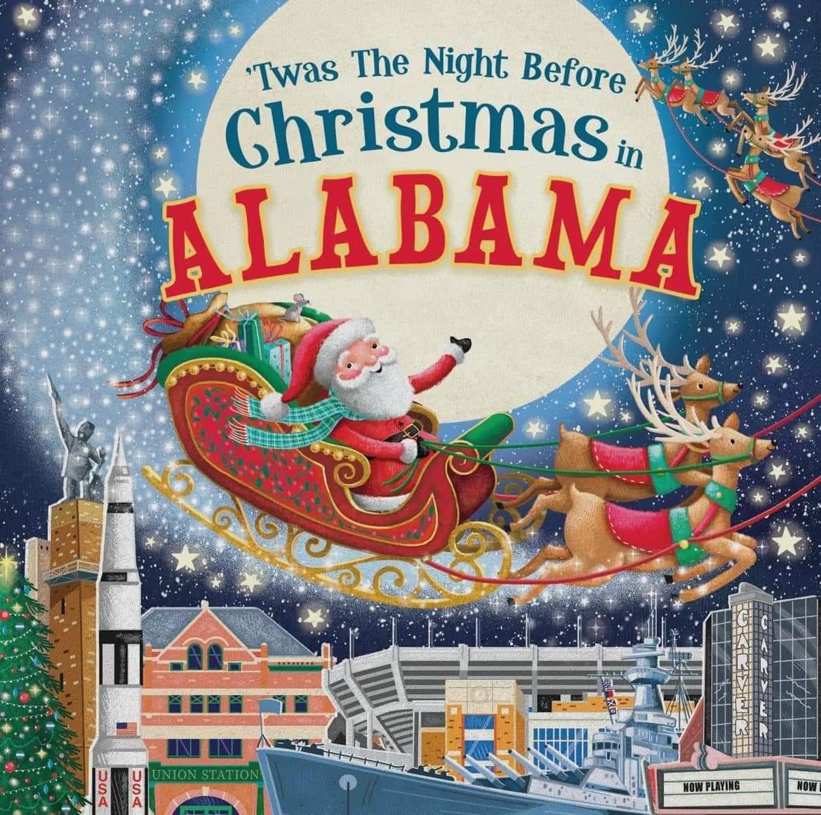 'Twas The Night Before Christmas STATE Book