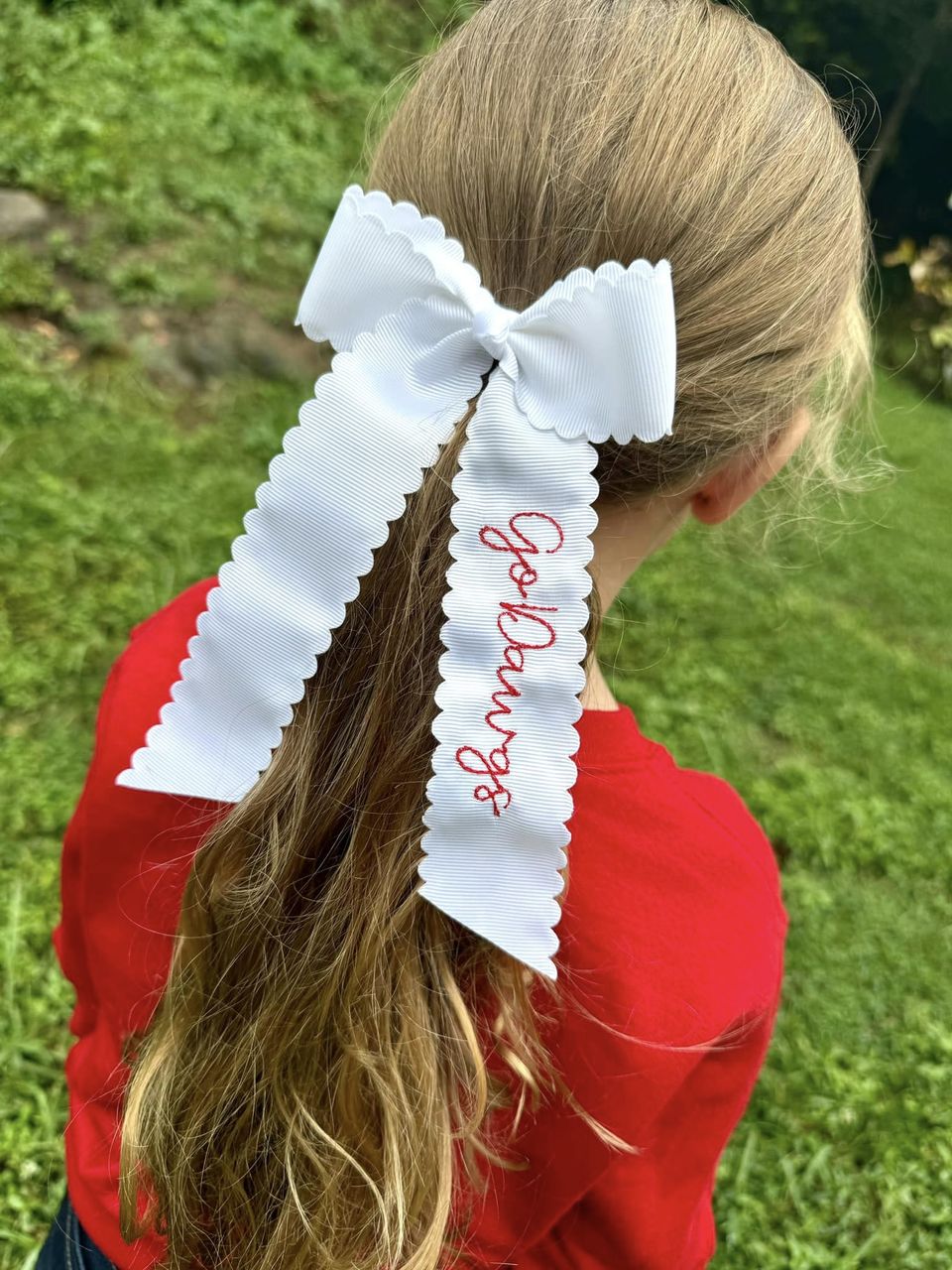 Customized Game Day Bows