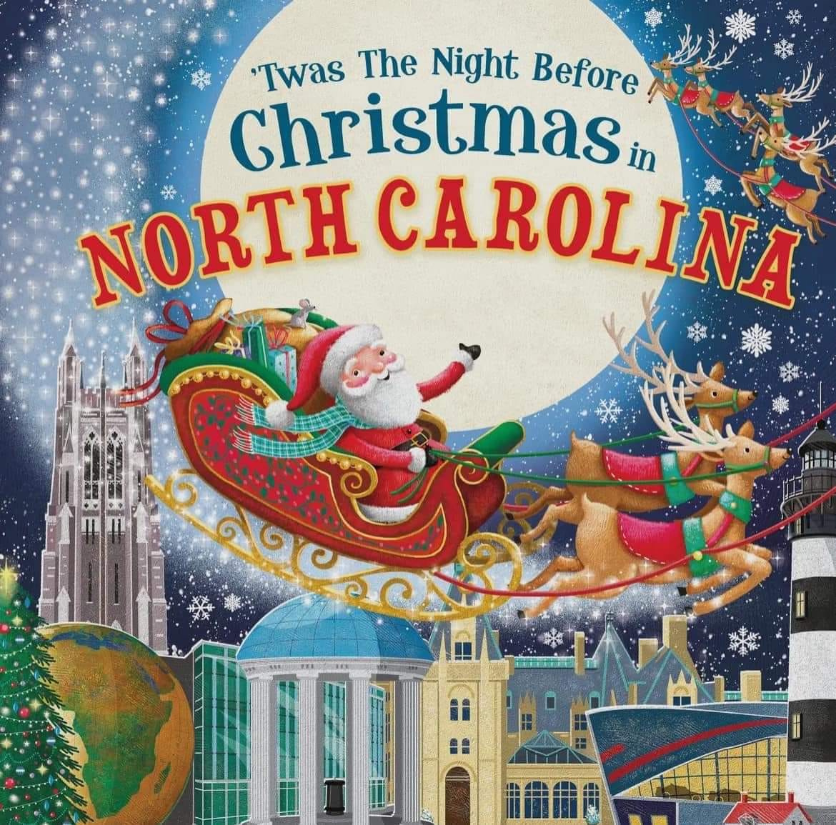 'Twas The Night Before Christmas STATE Book