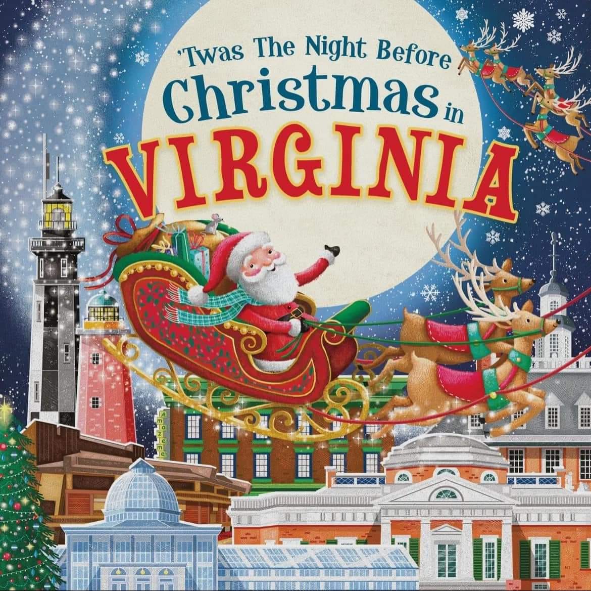 'Twas The Night Before Christmas STATE Book