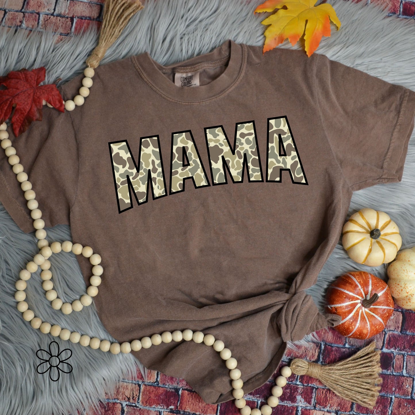 Camo Mama Comfort Colors Tee