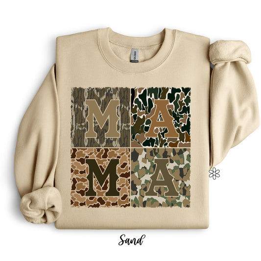 Retro Camo Mama Tee