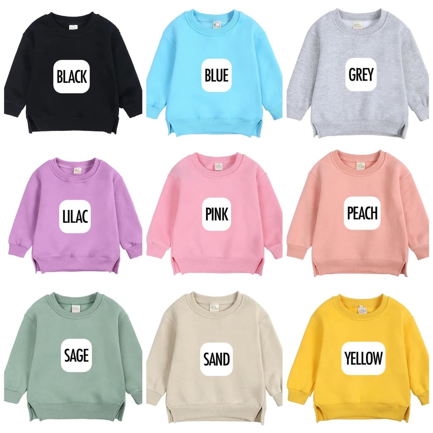 Kids Custom Name Sweatshirts