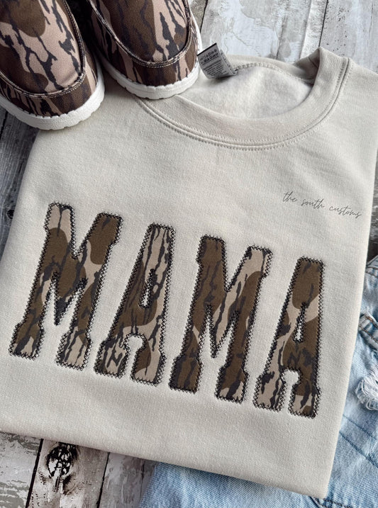 Women's Bottomland Camo Title Tees & Sweatshirts