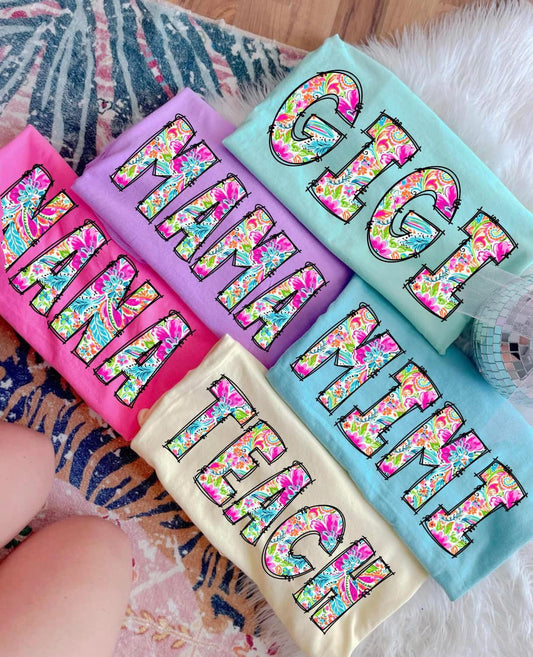 Custom Spring Name Tee