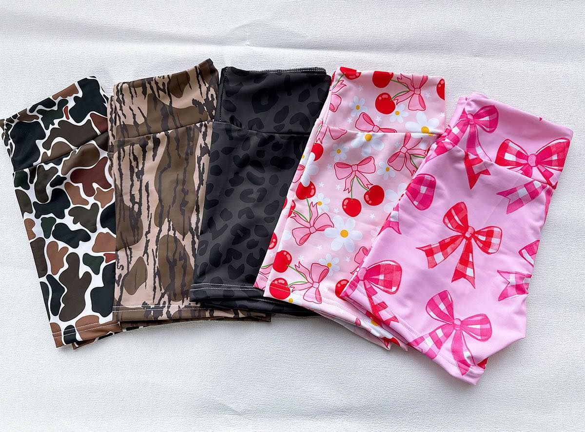 Girls Yoga Biker Shorts