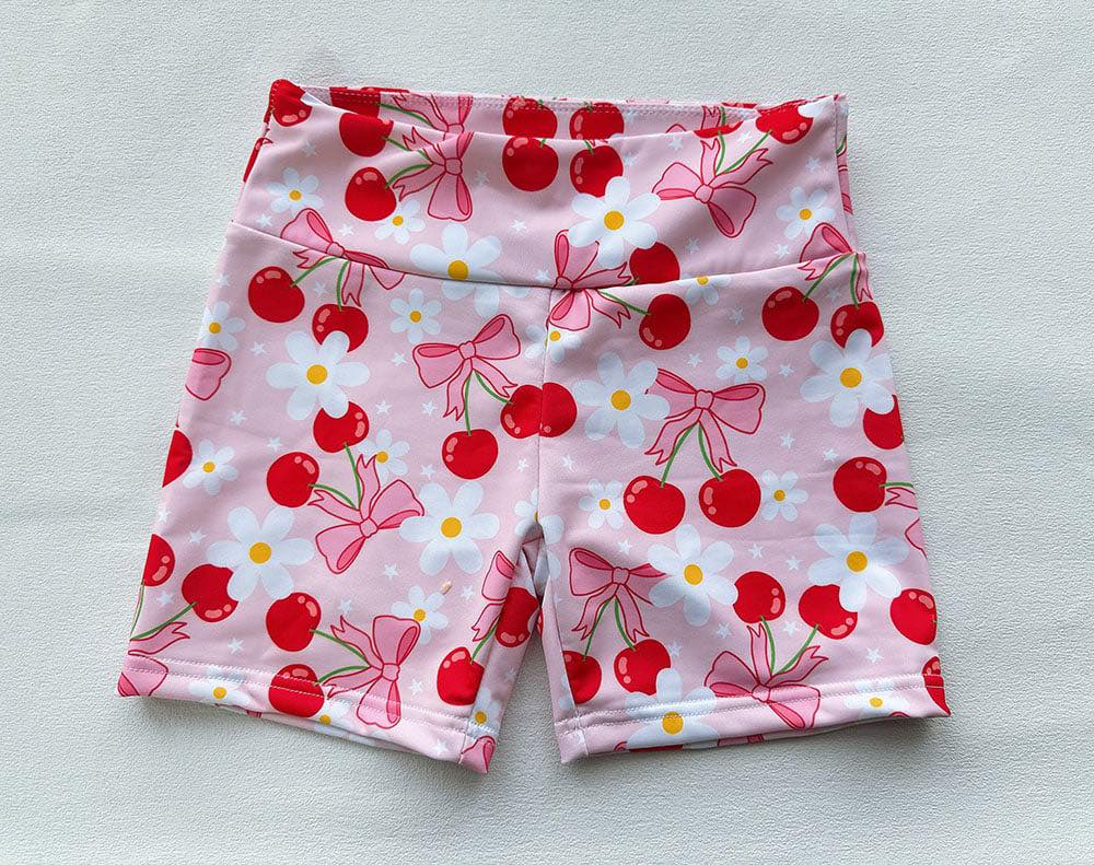 Girls Yoga Biker Shorts