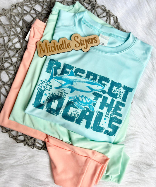 Respect The Locals Rashguard Tops
