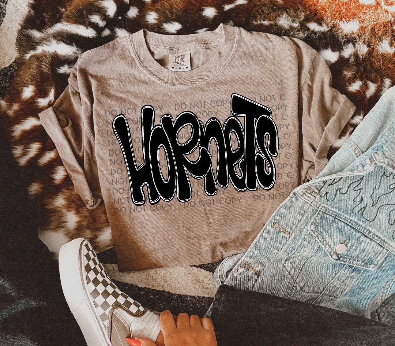 Adult Funky Doodle Mascot T-Shirt-Any Mascot