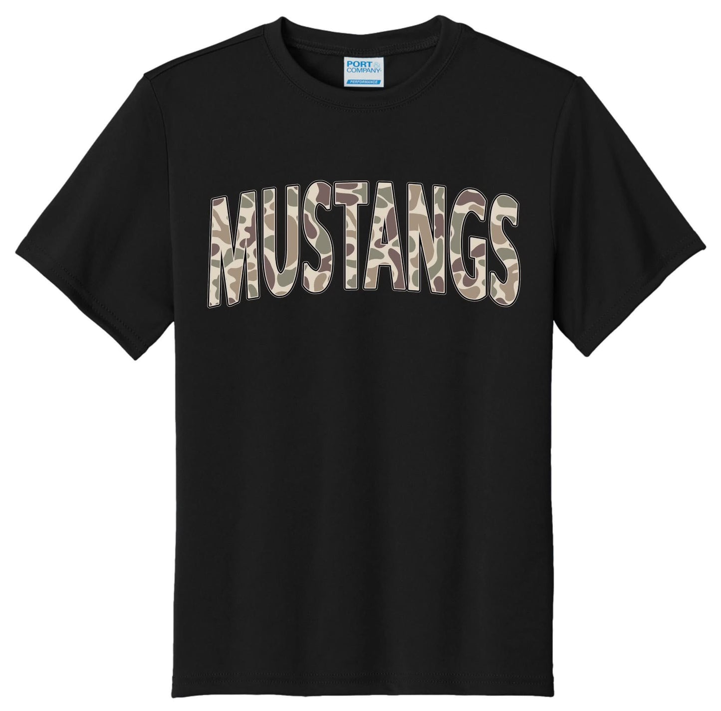 Adult Camo Mascot T-Shirt-Any Mascot