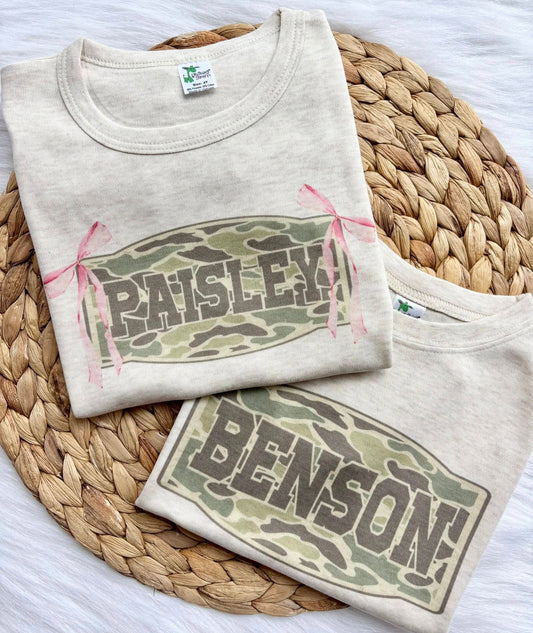 Camo Name Tee