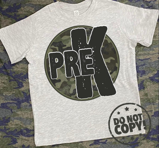 Camo Grade Level T-Shirt
