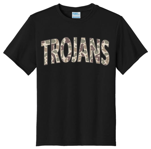 Adult Camo Mascot T-Shirt-Any Mascot