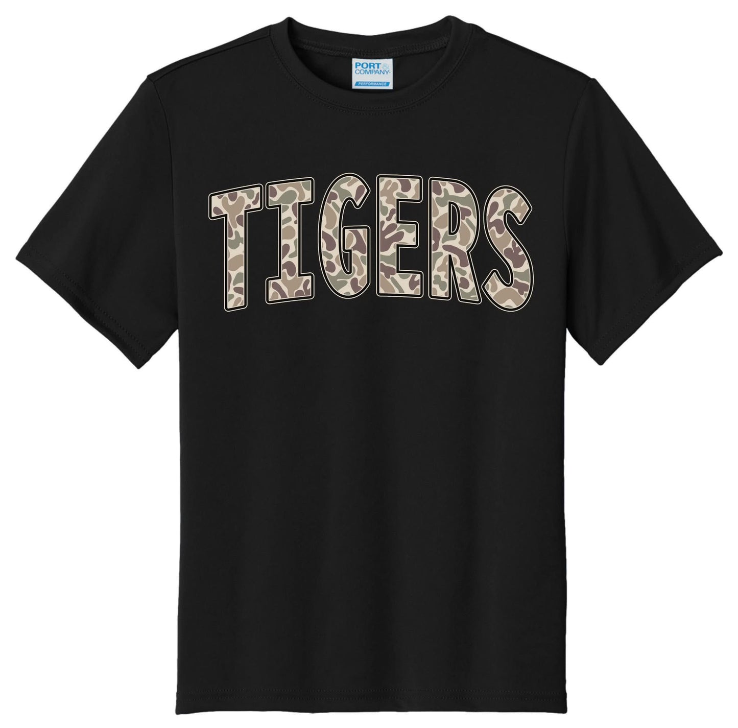 Adult Camo Mascot T-Shirt-Any Mascot