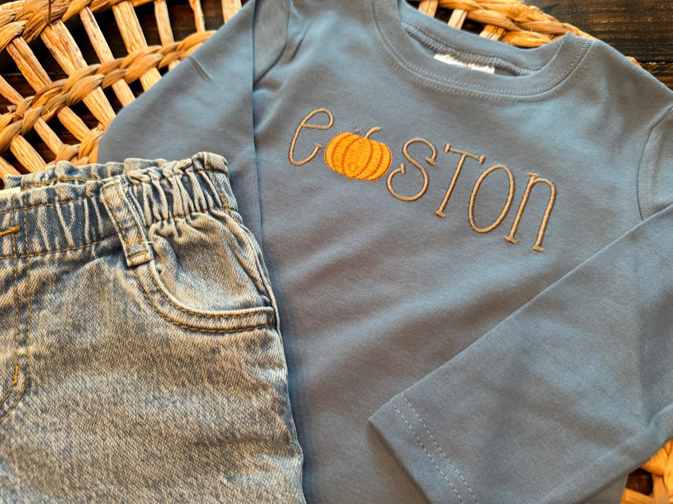Kids Personalized Pumpkin Shirts