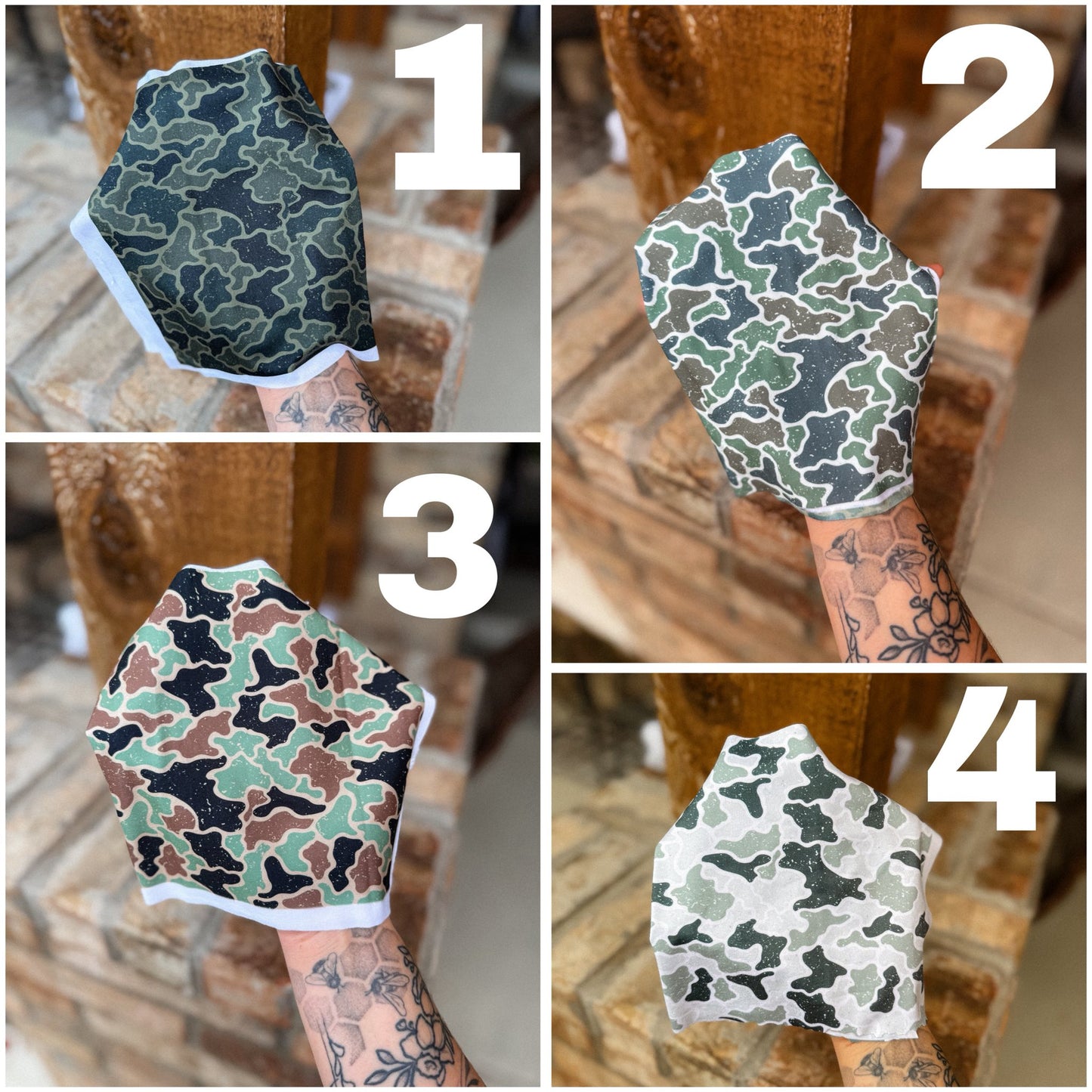 Camo Appliqué Name Tee/Sweatshirt-Multiple Options