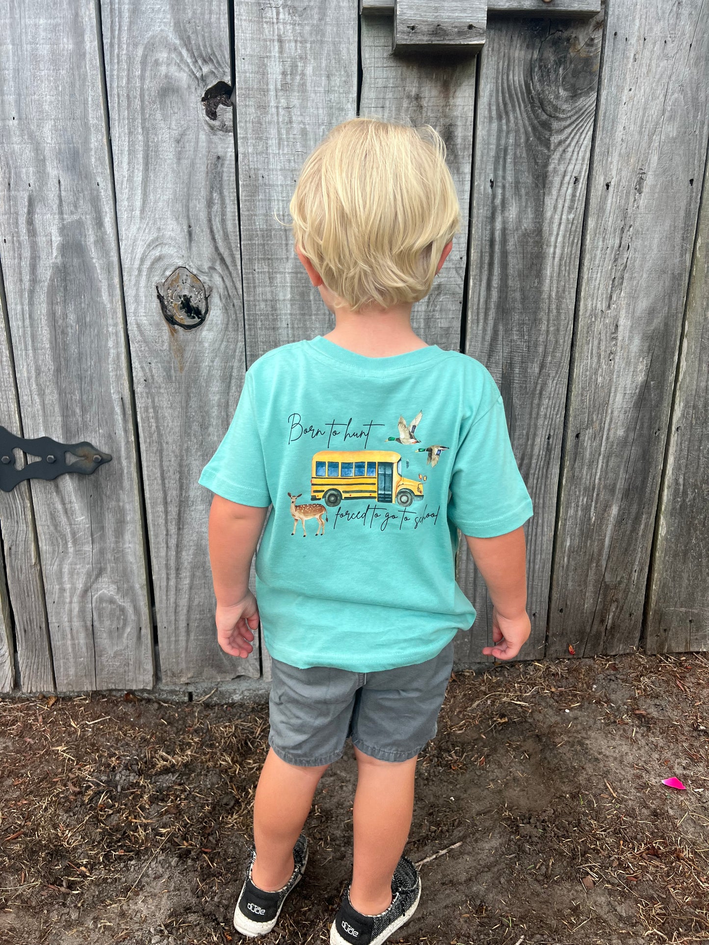 Born To Hunt, Forced To Go To School Tee