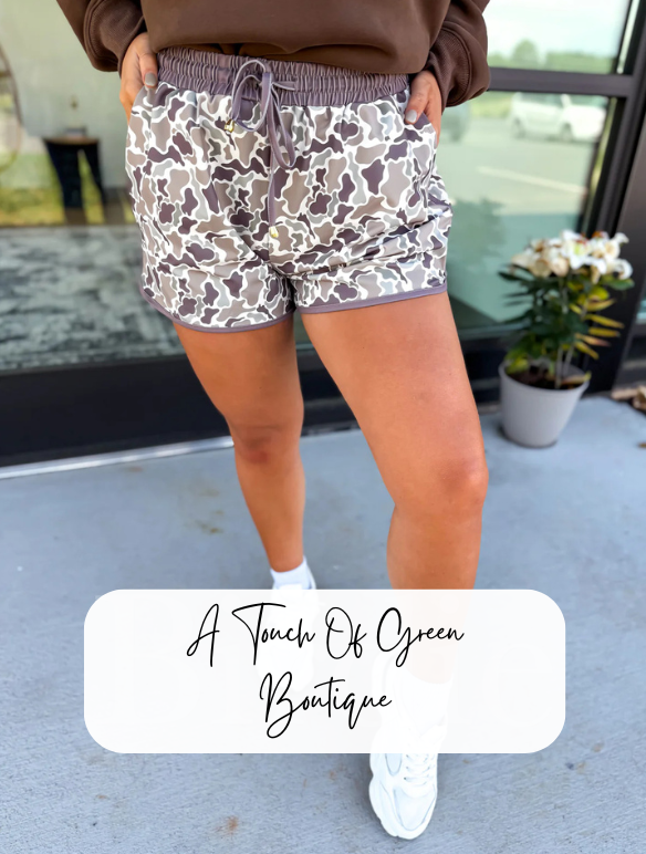 PREORDER Camo Crush Active Shorts