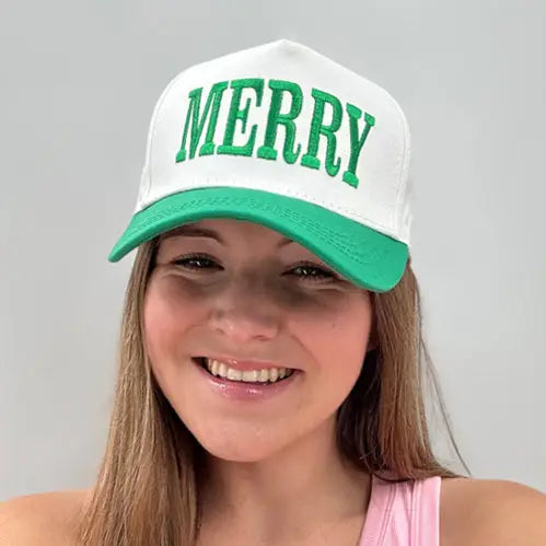 Christmas Green Merry Trucker Hat