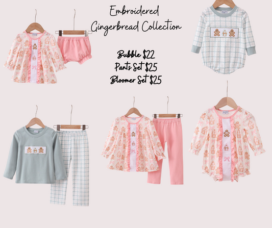 Embroidered Gingerbread Collection