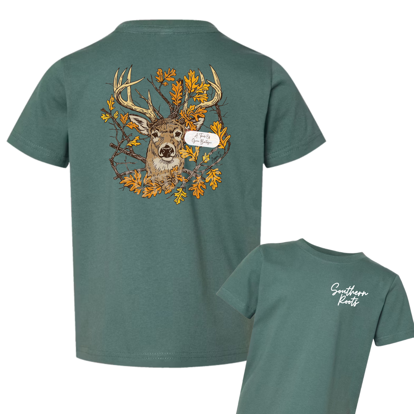 Boys Fall Deer Hunting Tee