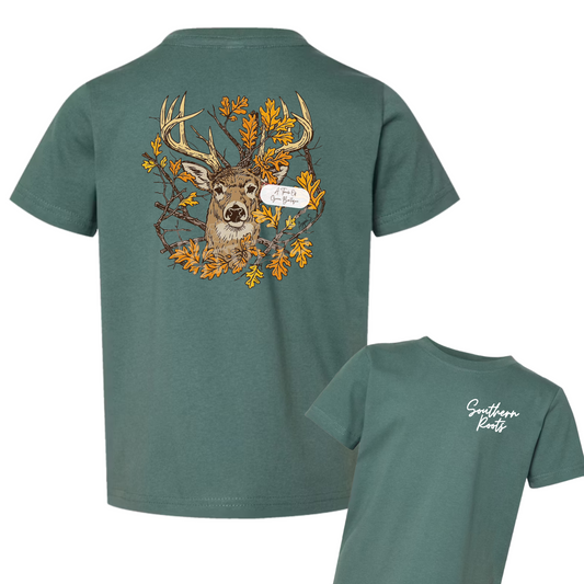Boys Fall Deer Hunting Tee