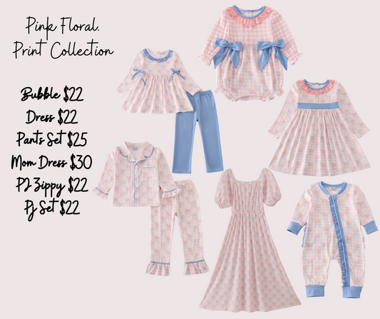 Pink Floral Print Collection