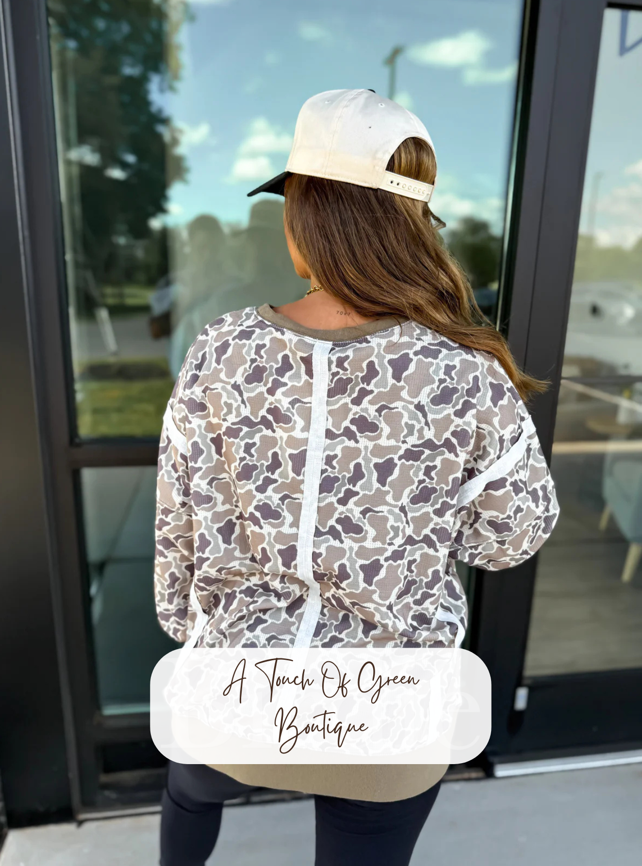PREORDER Double Front Slit Pullover- Duck Camo