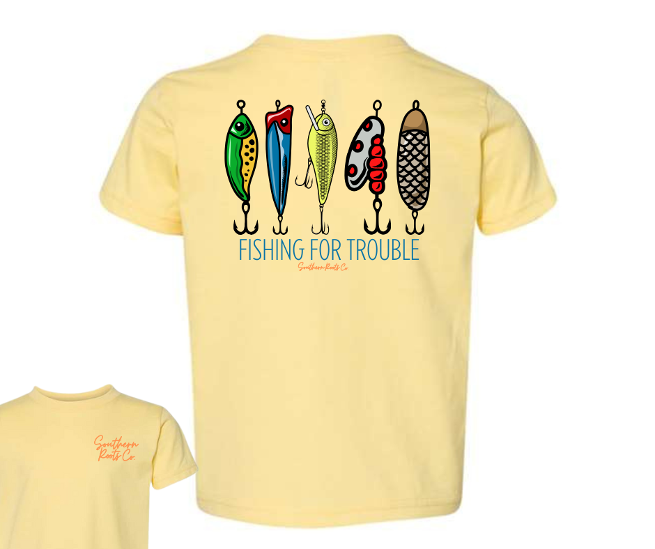 Kids Fishing For Trouble T-shirt